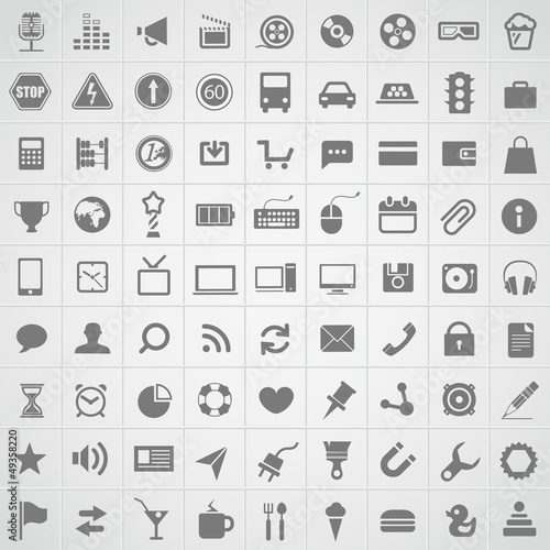 Vector: Web application icons collection Web application icons collection