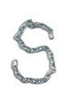 Photo: Letter s from metal chain Letter s from metal chain