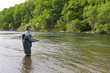 Fisherman catches of salmon