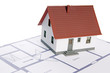 kleines Haus mit Grundriss