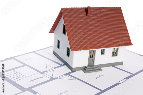 Photo: kleines Haus mit Grundriss kleines Haus mit Grundriss