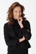 Beautiful young businesswoman smiling