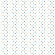 Seamless Pattern Dots Retro Blue/Brown/Beige