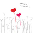 Vektor: Happy Valentine! Happy Valentine!