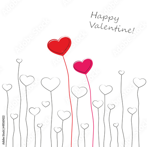 Vector: Happy Valentine! Happy Valentine!