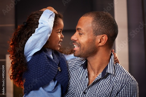 Photo: Happy father and daughter together Happy father and daughter together