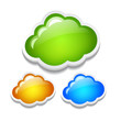 Glass vector clouds