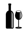 Vector wine symbol