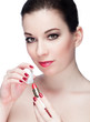 Foto: Woman with red lipstick Woman with red lipstick