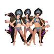Dancers in carnival costumes