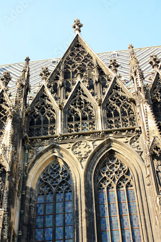 Photo: Wien, Fassade des Stephansdoms Wien, Fassade des Stephansdoms