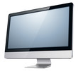 Vector: monitor lcd, tv monitor lcd, tv