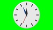 5 minutes avant 12h - fond vert