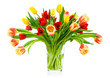 Pfiffiger Tulpenstrauß, Freisteller
