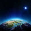 Illustration: Japan and China from space Japan and China from space