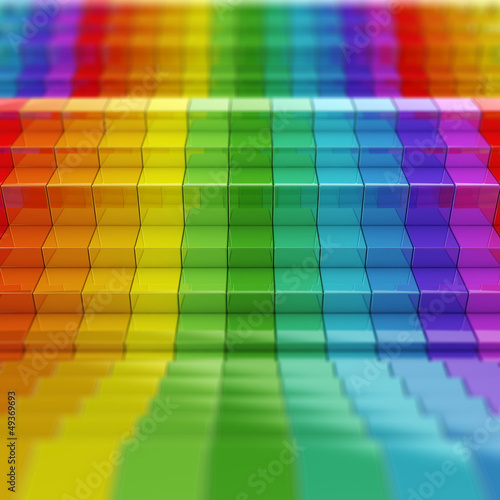 Illustration: Rainbow pattern Rainbow pattern