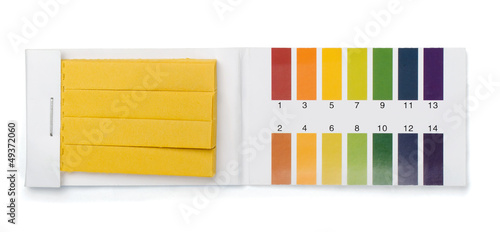 Photo: Pack of litmus test paper and color samples Pack of litmus test paper and color samples