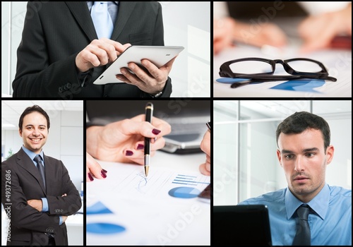Photo: Business themed composition Business themed composition