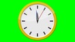 Horloge dorée - 60 secondes avant 12h