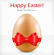 Foto: Egg with ribbon & text Egg with ribbon & text