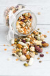 Photo: Mixed vegetables on wooden background Mixed vegetables on wooden background