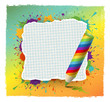Vector: Art school background Art school background