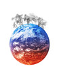 Illustration: global warming global warming