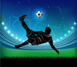football player - scissors
