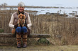 Foto: Woman and her dog Woman and her dog