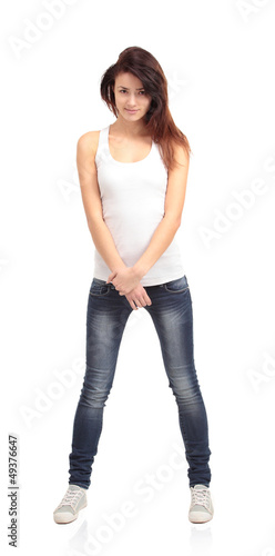 Photo: Full length shot of an attractive teenage girl Full length shot of an attractive teenage girl