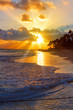 Sunrise in the Caribbean.
