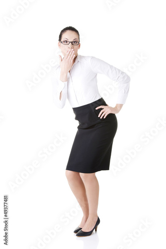 Photo: Shocked businesswoman Shocked businesswoman