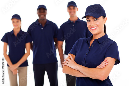 Photo: professional technical service leader and team professional technical service leader and team