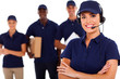 professional courier service despatcher and staff