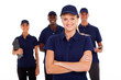 technical service team on white background