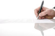 Signing a contract