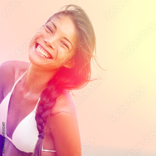 Photo: Happy sunshine woman Happy sunshine woman