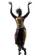 Photo: indian woman dancer dancing silhouette indian woman dancer dancing silhouette