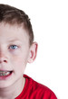 Boy with braces