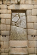 doorway of the temple of Machu Picchu, Peru