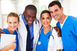 Photo: group of professional medical team closeup group of professional medical team closeup