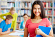 Student with copybook