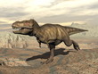 Tyrannosaurus running - 3D render