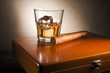 Whiskey and cigar