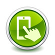 button green smartphone