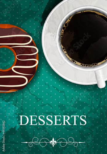 Vector: Vector dessert menu Vector dessert menu