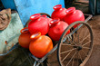 Wasserbehälter auf Karren / Goa, Indien