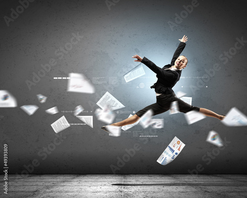 Photo: image of pretty businesswoman image of pretty businesswoman