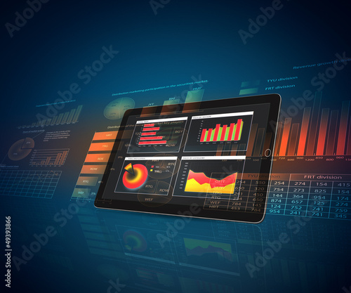 Illustration: Pads with color diagrams Pads with color diagrams