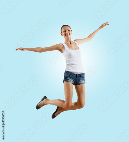 Photo: Modern style dancer posing Modern style dancer posing